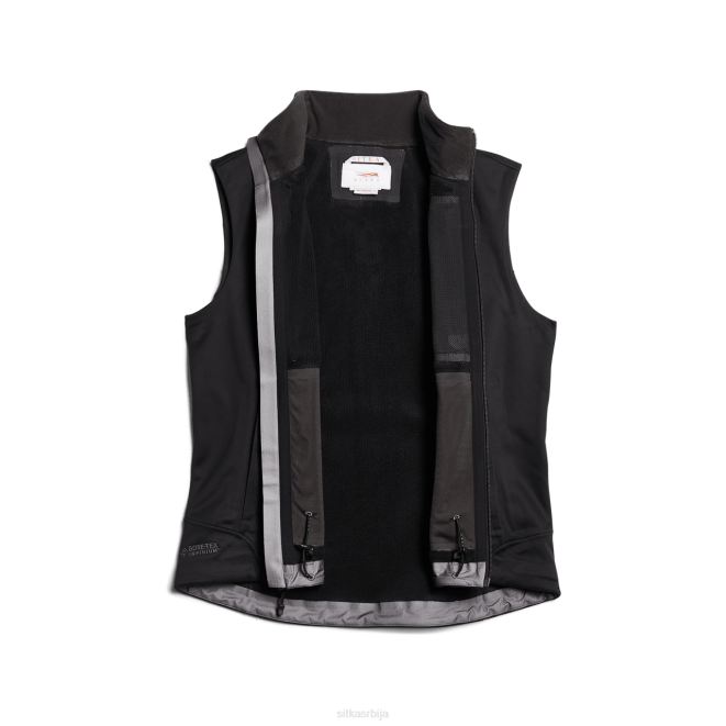 SITKA Gear јетстреам прслук Жене црн јакне и прслуци X2ZF391