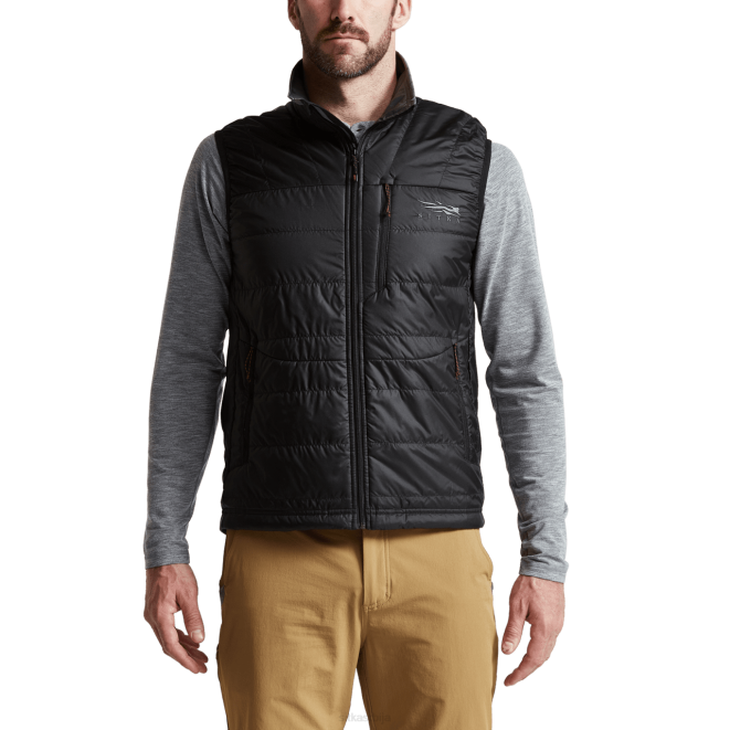 SITKA Gear келвин аеролит прслук мушкарци црн јакне и прслуци X2ZF73