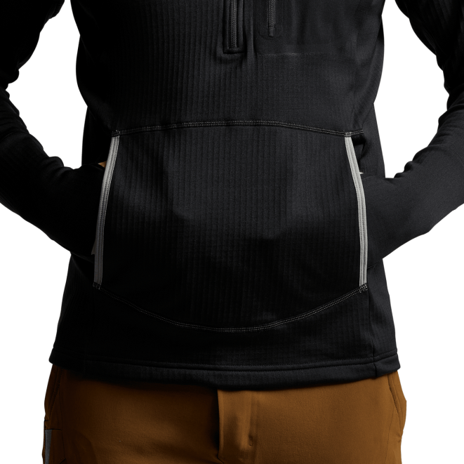 SITKA Gear фанатиц хооди мушкарци црн врховима X2ZF110