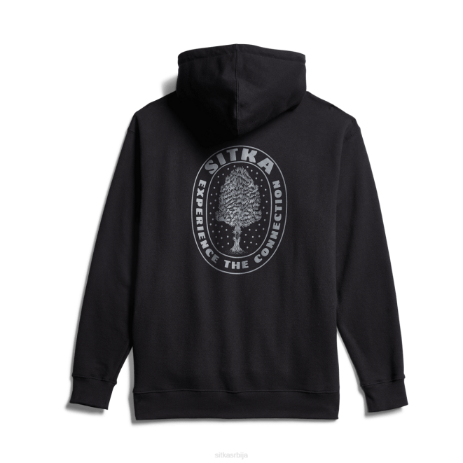 SITKA Gear кедар руб зип хооди мушкарци црн врховима X2ZF117