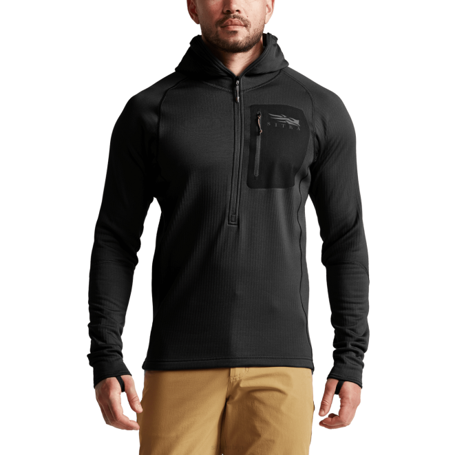 SITKA Gear тешка капуљача мушкарци црн врховима X2ZF98