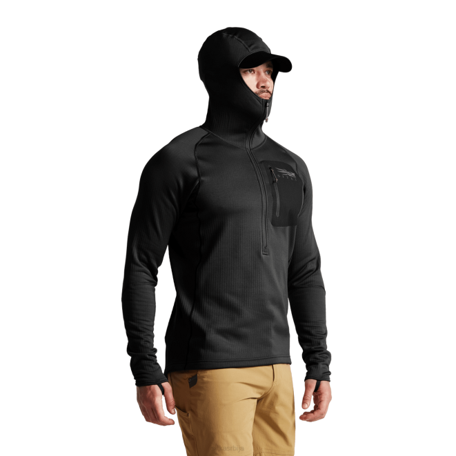 SITKA Gear тешка капуљача мушкарци црн врховима X2ZF98