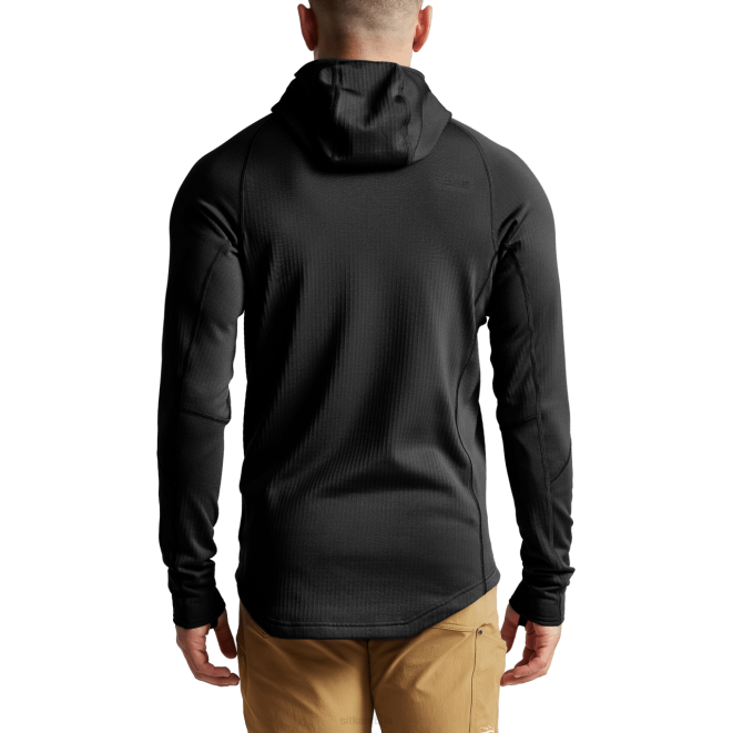 SITKA Gear тешка капуљача мушкарци црн врховима X2ZF98