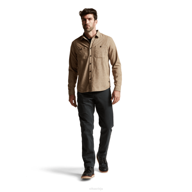 SITKA Gear амбари лс кошуља мушкарци којот хеатхер врховима X2ZF160