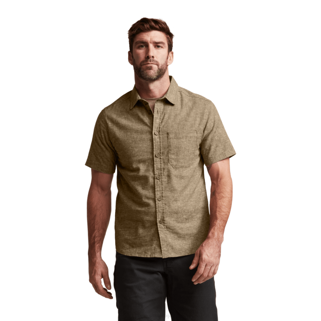 SITKA Gear амбари сс мајица мушкарци којот хеатхер врховима X2ZF164