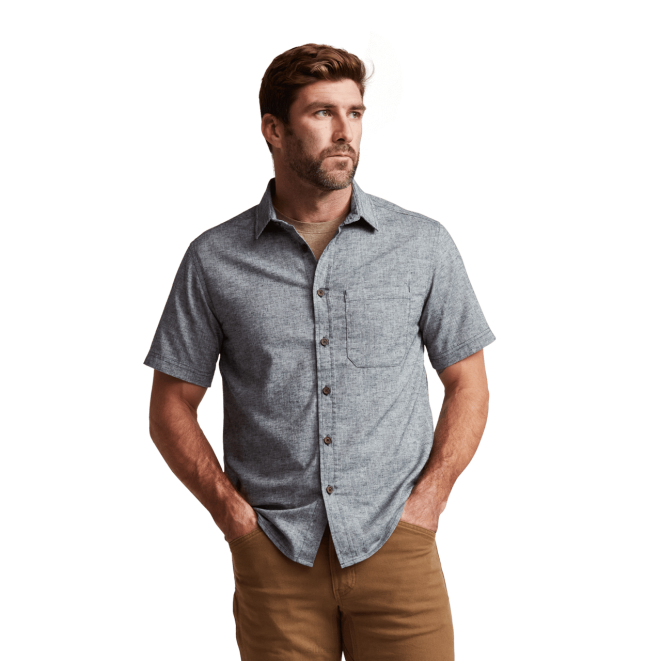 SITKA Gear амбари сс мајица мушкарци звездана хеатхер врховима X2ZF166