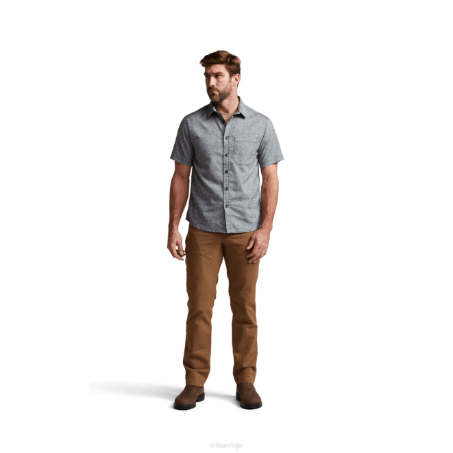 SITKA Gear амбари сс мајица мушкарци звездана хеатхер врховима X2ZF166