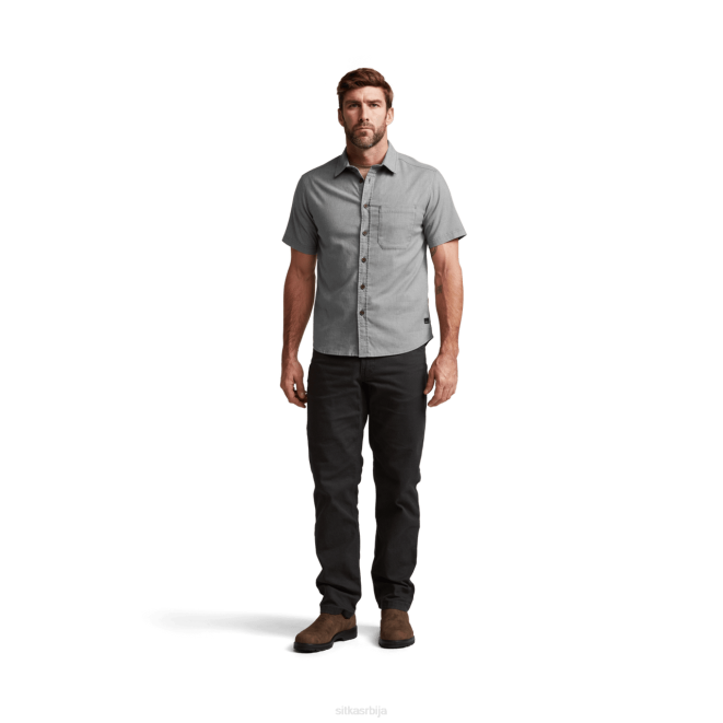 SITKA Gear амбари сс мајица мушкарци воодсмоке хеатхер врховима X2ZF167