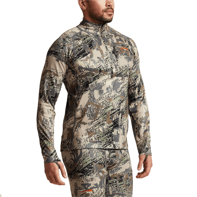 SITKA Gear језгро средње тежине зип-т мушкарци оптифаде опен цоунтри врховима X2ZF169