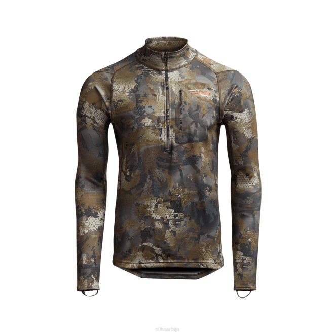 SITKA Gear језгро средње тежине зип-т мушкарци оптифаде водоточно дрво врховима X2ZF170