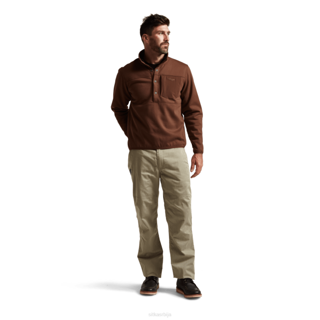 SITKA Gear фронт ранге снап флис мушкарци бизон врховима X2ZF206