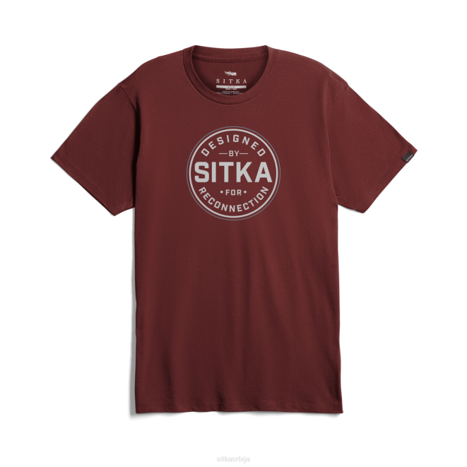 SITKA Gear рецоннецтион тее мушкарци Бордо врховима X2ZF152