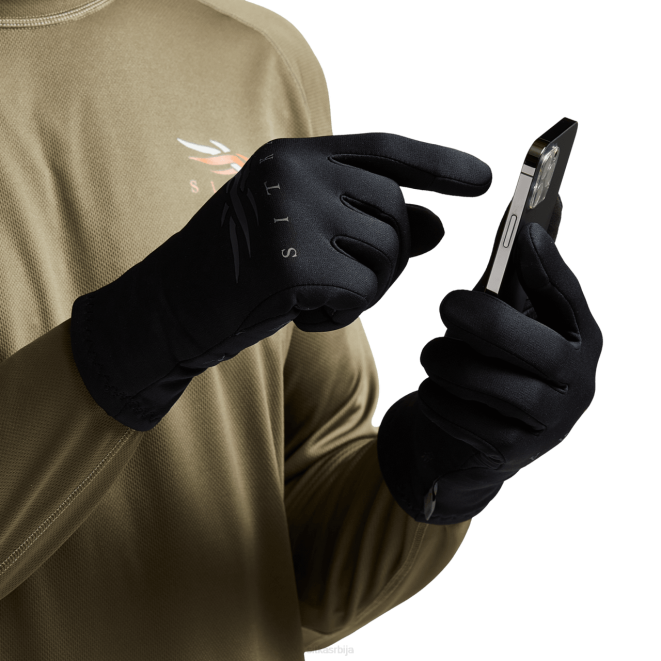 SITKA Gear попречна рукавица унисек црн рукавице X2ZF198